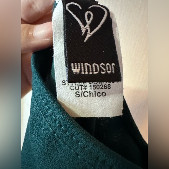 Windsor Midi Green Dress - Picture 3 of 3